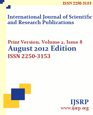 IJSRP print journal August 2012